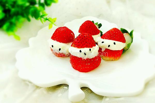 草莓圣诞老公公