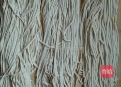 肉丝卤手擀面的做法图解5