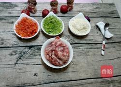 蔬菜肉丸子的做法图解2