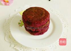 紫薯豆沙饼的做法图解13