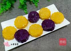 椰香双色薯饼的做法图解10