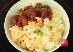 广式腊肠蒸米饭的做法图解5