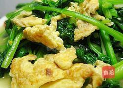 菠菜炒鸡蛋的做法图解8
