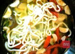 青菜乌冬面的做法图解4