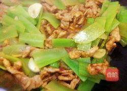 莴笋炒肉片的做法图解10