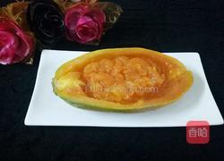 木瓜冰糖炖的做法图解2