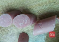 莴苣炒火腿的做法图解2