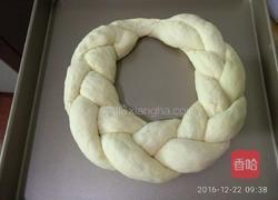 圣诞花环面包(酸奶波兰种)的做法图解16