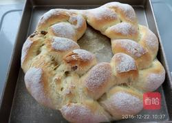 圣诞花环面包(酸奶波兰种)的做法图解19
