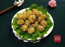 炸芹菜丸子的做法图解10