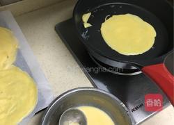 芒果火龙果双拼千层的做法图解2