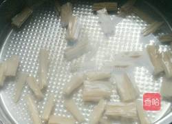 红油芹菜腐竹的做法图解4