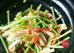 红油芹菜腐竹的做法图解8