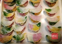 五彩饺子的做法图解12