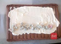 巧克力水果奶油蛋糕卷的做法图解26