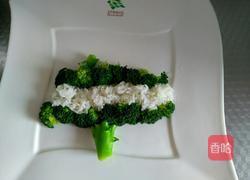 西兰花白米圣诞树的做法图解8