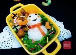 萌哒哒小雪人的做法图解15