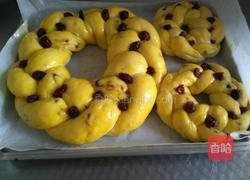 圣诞花环面包的做法图解22