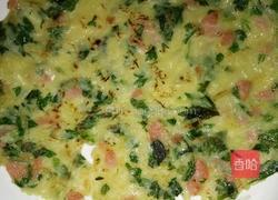 火腿蔬菜鸡蛋煎饼的做法图解6