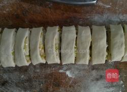 豆沙花卷)的做法图解7