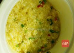 葱香蛋炒饭的做法图解3