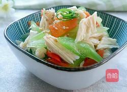 爽口芹菜拌腐竹的做法图解9