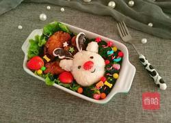 鸡腿驯鹿饭团的做法图解18