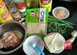香菜猪肉馄饨的做法图解1