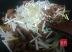 肉丝蒜黄的做法图解15