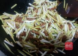 肉丝蒜黄的做法图解17