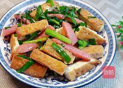 韭菜火腿炒香干的做法图解8