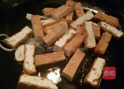 韭菜火腿炒香干的做法图解4