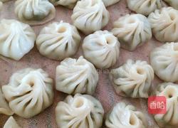 荠菜鲜肉小笼包的做法图解9