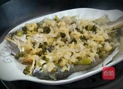 冬菜蒸黄鱼的做法图解4