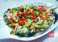冬菜蒸黄鱼的做法图解5
