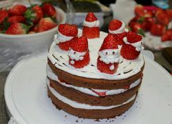 圣诞奶油草莓蛋糕（6寸）