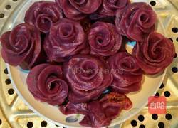 紫薯花卷的做法图解7