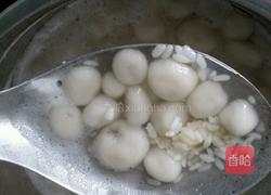 玫瑰糖酒酿汤圆的做法图解6