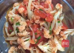 番茄炒菜花的做法图解5