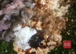 Illustration of how to make vegetable dumplings 9