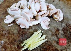 上海青炒口蘑的做法图解2