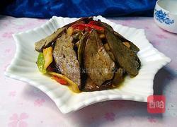 泡菜炒猪肝的做法图解9