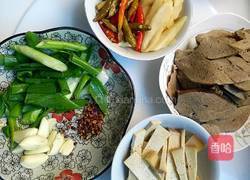 泡菜炒猪肝的做法图解3