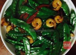 荷兰豆炒虾仁的做法图解3