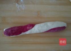 菠萝馅双色蒸包的做法图解4