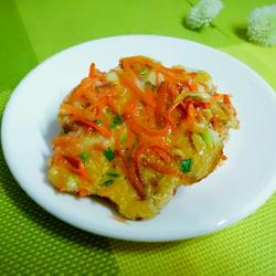 胡萝卜丝鸡蛋饼的做法[图]