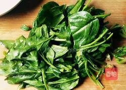 菠菜炒黄豆芽的做法图解2