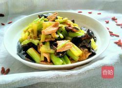 芹菜木耳炒肉的做法图解11