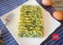 菠菜鸡蛋糕的做法图解12