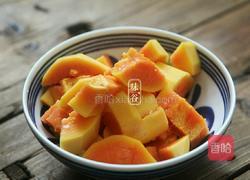 木瓜炖银耳的做法图解4